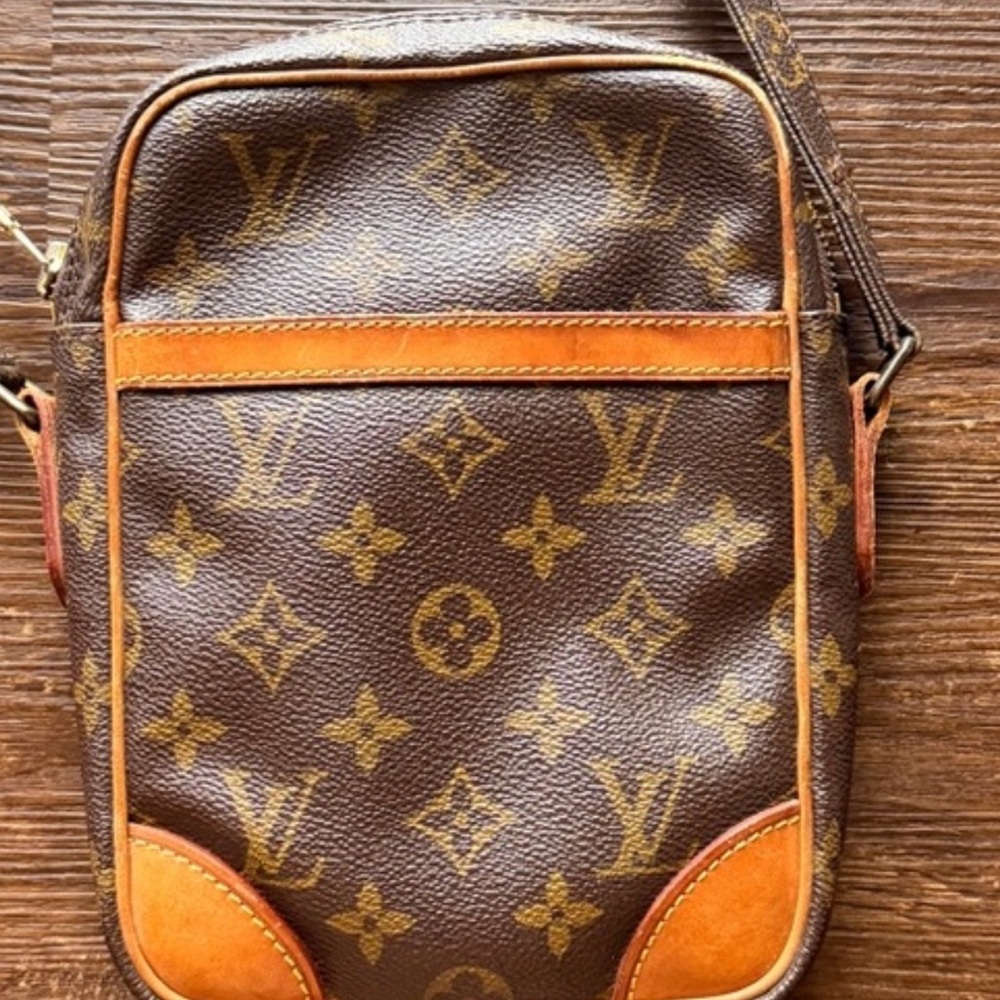 Louis Vuitton Monogram Canvas Messenger Bag in Brown and Tan